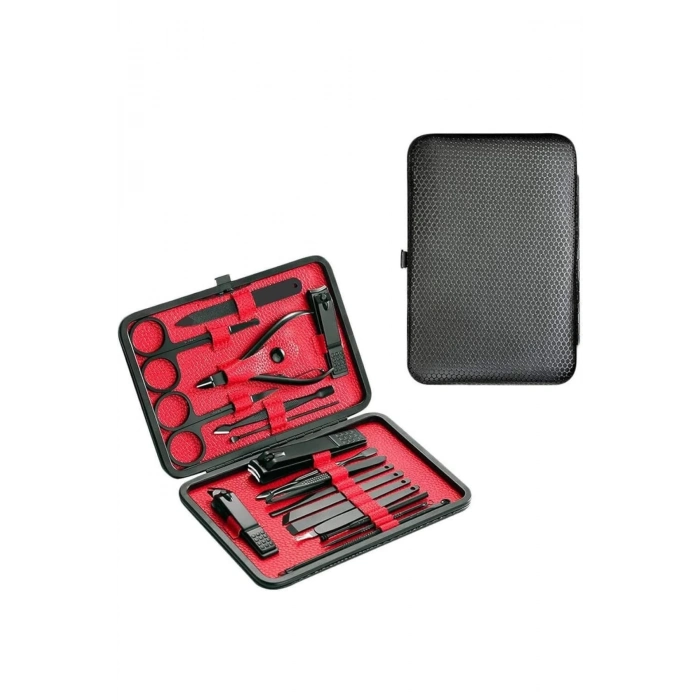 ÇOK SATAN 17 Parça El Ayak Bakım Seti Tırnak Temizleme Manikür Pedikür Cımbız Törpü Tırnak Makası