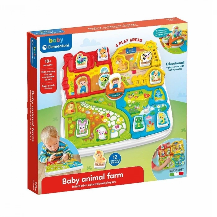 ÇOK SATAN 17716 Baby Clementoni - Bebek Hayvanlar Çiftliği
