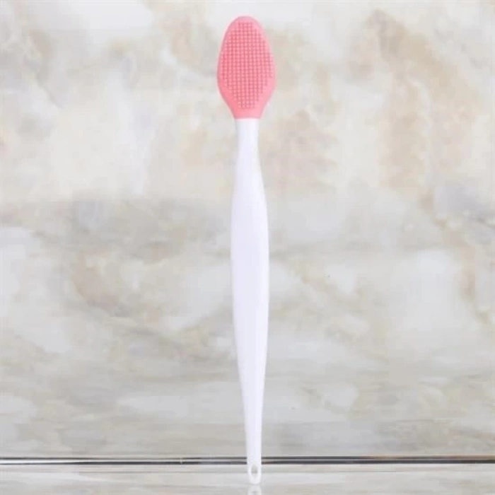 ÇOK SATAN 2 Adet Dudak Fırçası Peeling Etkili Gözenek  Siyah Nokta Temizleyici Akne Giderici Çift Yönl