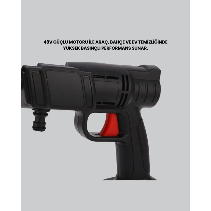 ÇOK SATAN 2025 Model 48V Şarjlı Basınçlı Yıkama Tabancası Orijinal Seri