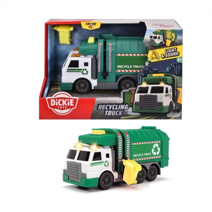 ÇOK SATAN 203302018 Dickie, Geri Dönüşüm Kamyonu 15 cm
