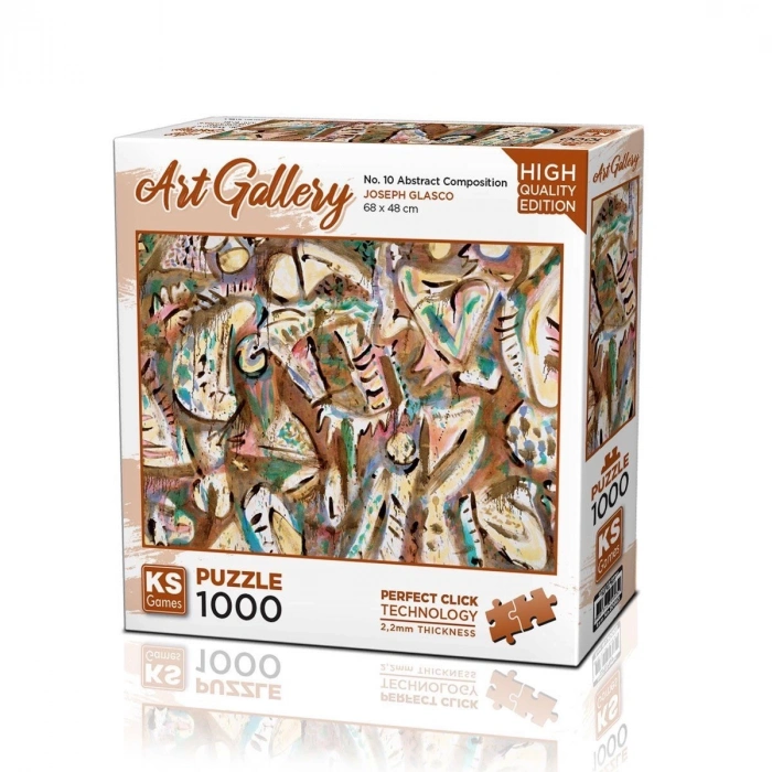 ÇOK SATAN 20663 No.10 Abstract Composition 1000 Parça Puzzle