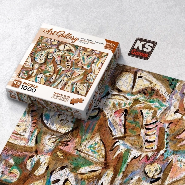 ÇOK SATAN 20663 No.10 Abstract Composition 1000 Parça Puzzle