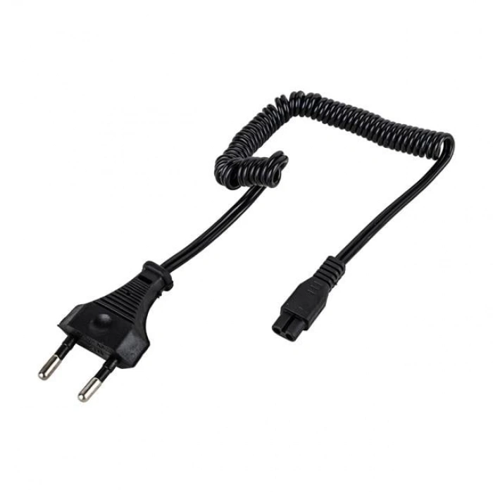 ÇOK SATAN 220 Volt Spiral Model Ceyran Power Kablo 1 Metre (traş Makineleri-ışıldaklar İçin)