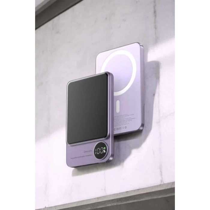 ÇOK SATAN 22.5W Magsafe Kablosuz Şarjlı Powerbank Dijital Ekran ve Hızlı Şarj