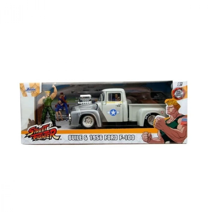 ÇOK SATAN 253255057 Jada Street Fighter 1956 Ford Pickup 1:24
