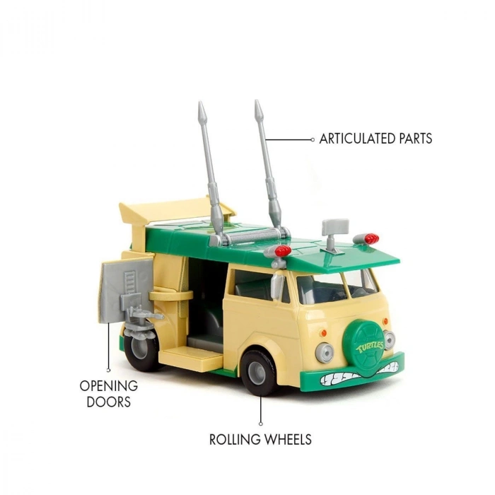 ÇOK SATAN 253282000 Jada Turtles Party Wagon 1:32