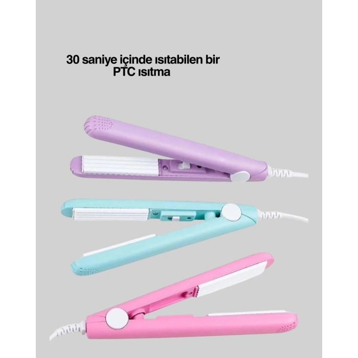 ÇOK SATAN 2’si 1 Arada Saç Düzleştirici ve Bukle Maşası – Düz ve Kıvırcık Saçlara Uygun Çok Yönlü Kullanım