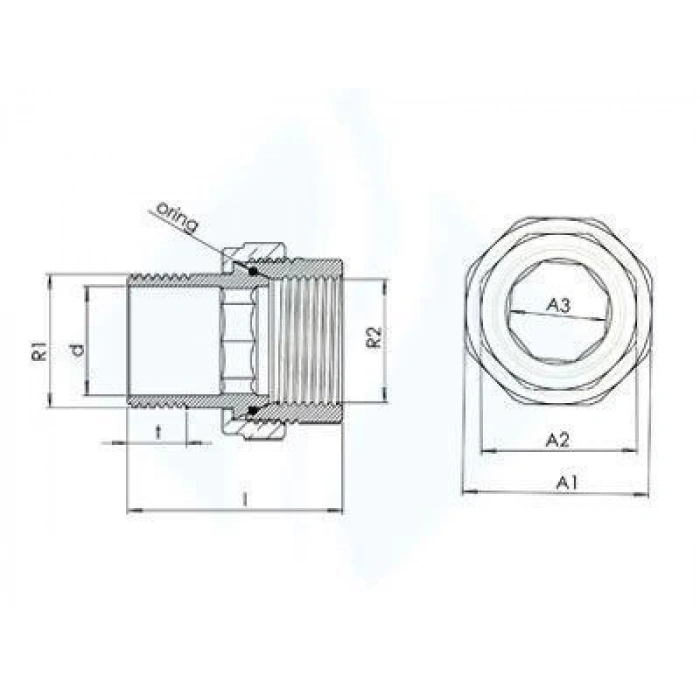 ÇOK SATAN 3/4 Düz Radyatör Rakoru