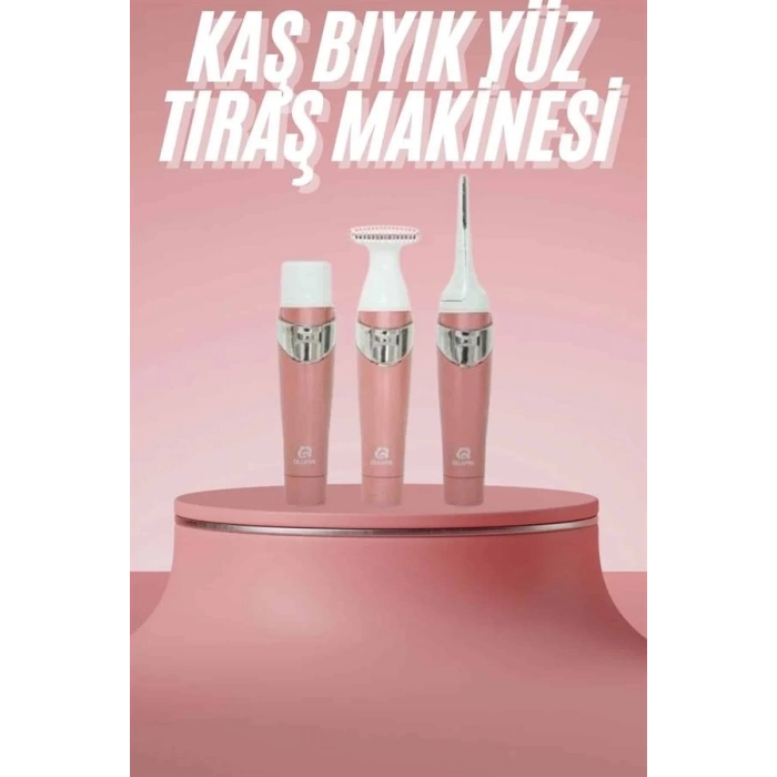 ÇOK SATAN 3 Başlıklı Kıl Tüy Temizleyici Epilasyon Aleti Tüm Cilt Tiplerine Uygun