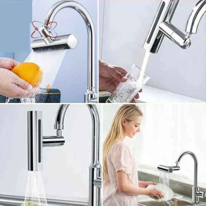 ÇOK SATAN 3 Farklı Modlu Çok Amaçlı Musluk Adaptörü Evrensel Musluk Başlığı Şelale Musluk