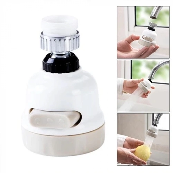 ÇOK SATAN 3 Fonksiyonlu Oynar Musluk Başlığı Tüm Musluklara Uyumlu