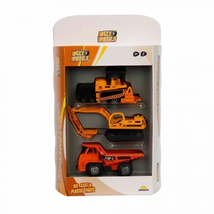 ÇOK SATAN 3lü Araç Seti İş Makinaları