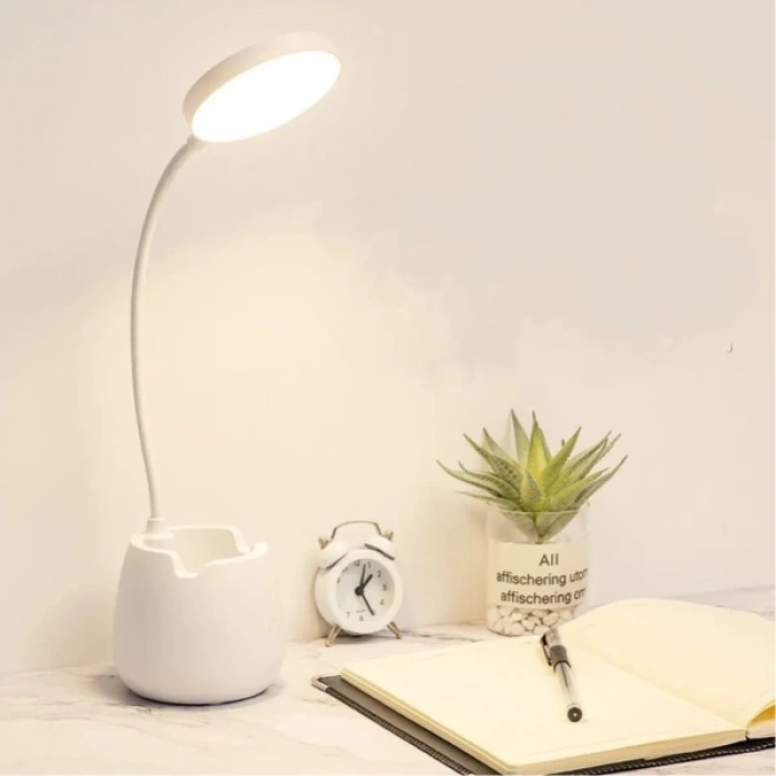 ÇOK SATAN 3 Modlu Kıvrımlı Bükülebilir Kalemlikli Masa Lambası