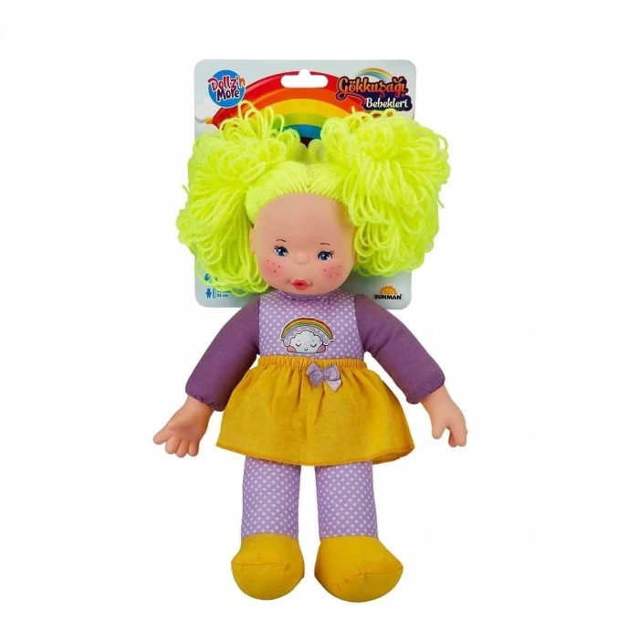 ÇOK SATAN 30012  Gökkuşağı Bebekleri 35 cm -Sunman - 1 adet stokta olan renk gönderilir