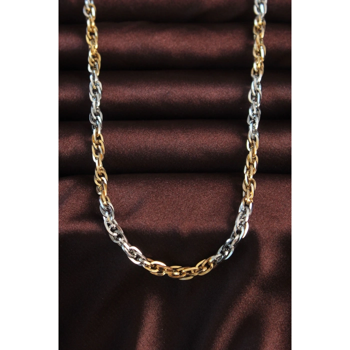 ÇOK SATAN 316L Çelik Çift Renk Hallow Model Kolye