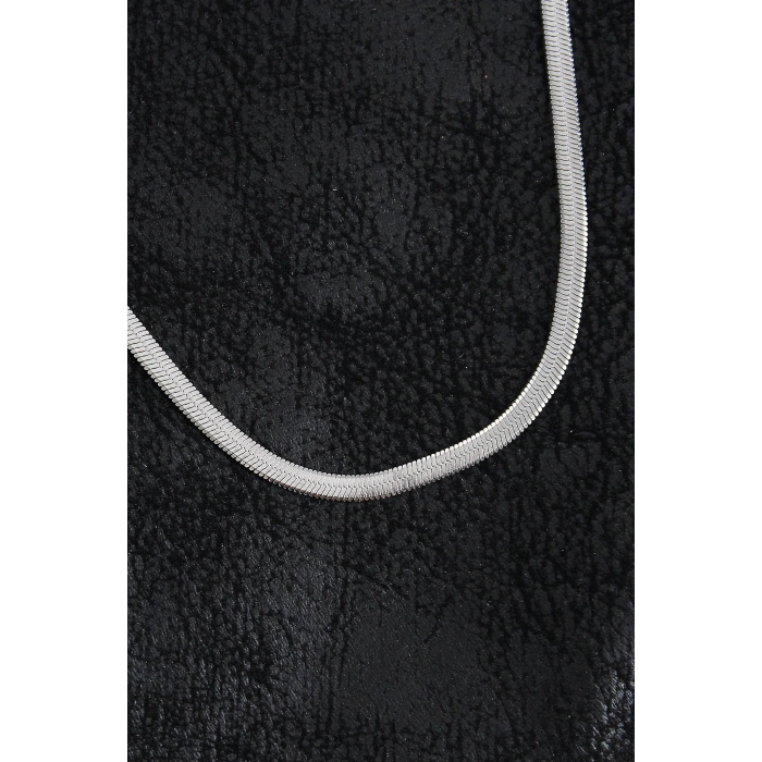 ÇOK SATAN 316L Çelik Klasik İtalyan Zincir Model Gümüş Renk Erkek Kolye