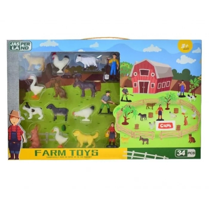 ÇOK SATAN 34 Parça Çitli Çiftlik Seti