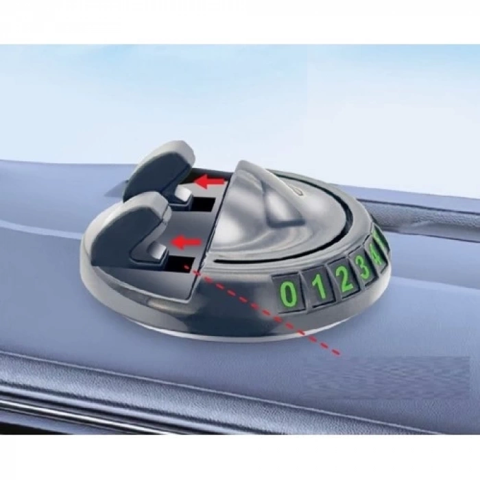 ÇOK SATAN 360° Dönebilen Yapışkanlı Numaratörlü Araç Telefon Tutucu