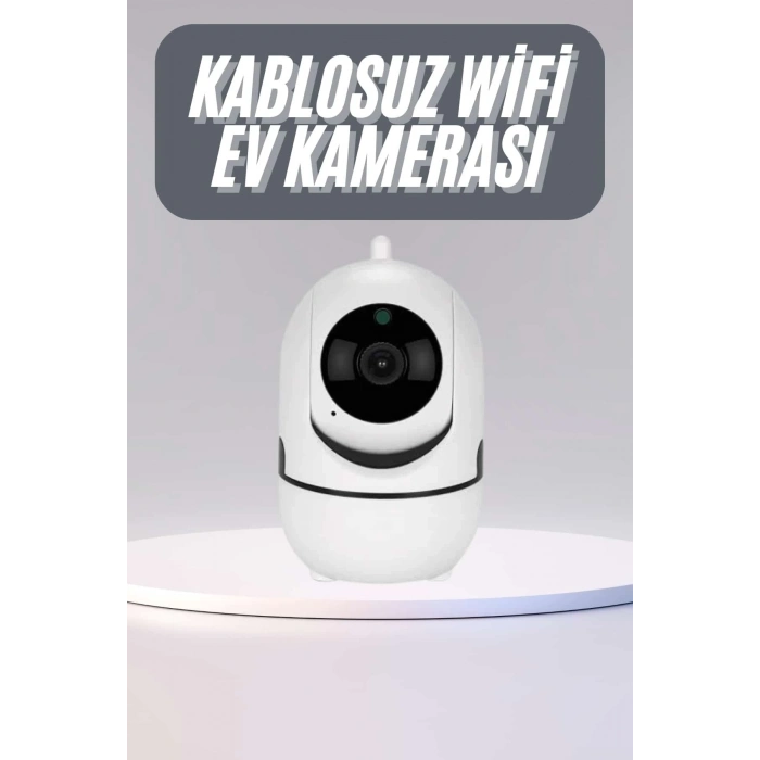 ÇOK SATAN 360° Full HD Akıllı Kamera Hareket Sensörlü Wifi Kamera Çocuk Güvenlik Kamerası