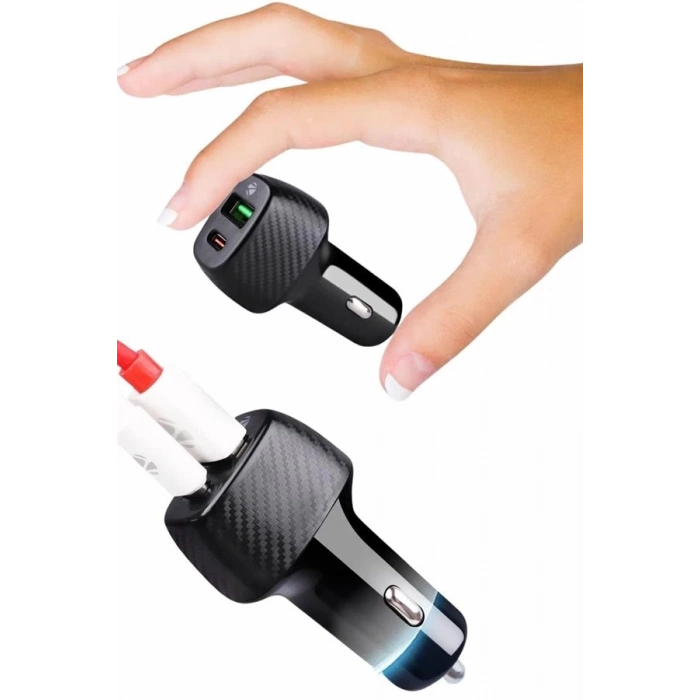 ÇOK SATAN 38W USB Type-C Girişli Oto Çakmaklık Araç İçi Hızlı Şarj Çakmaklık Şarj Aleti
