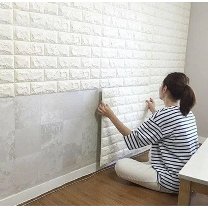 ÇOK SATAN 3d Tuğla Desenli Kendinden Yapışkanlı Duvar Paneli 58x38 Cm