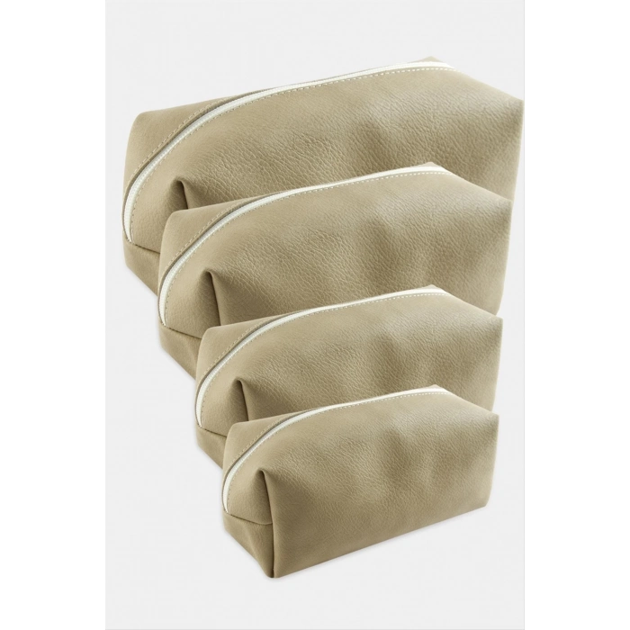 ÇOK SATAN 4 Adet El Tutmalı Makyaj Çantası