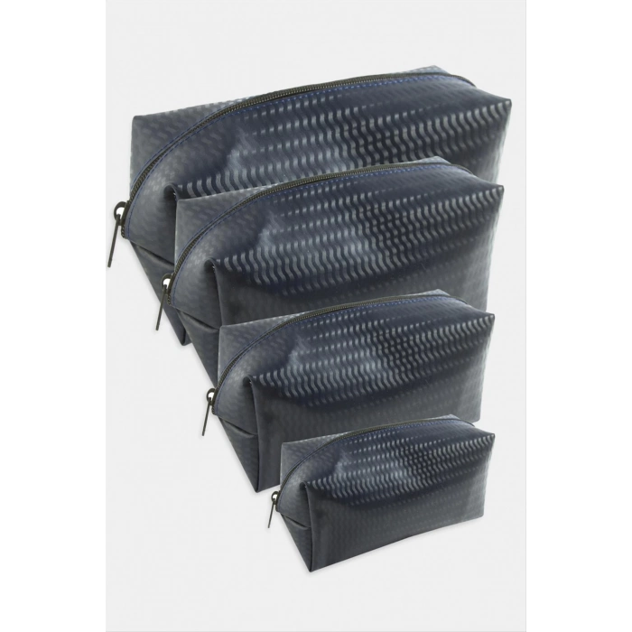 ÇOK SATAN 4 Adet El Tutmalı Makyaj Çantası