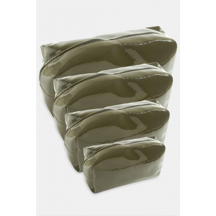 ÇOK SATAN 4 Adet El Tutmalı Makyaj Çantası