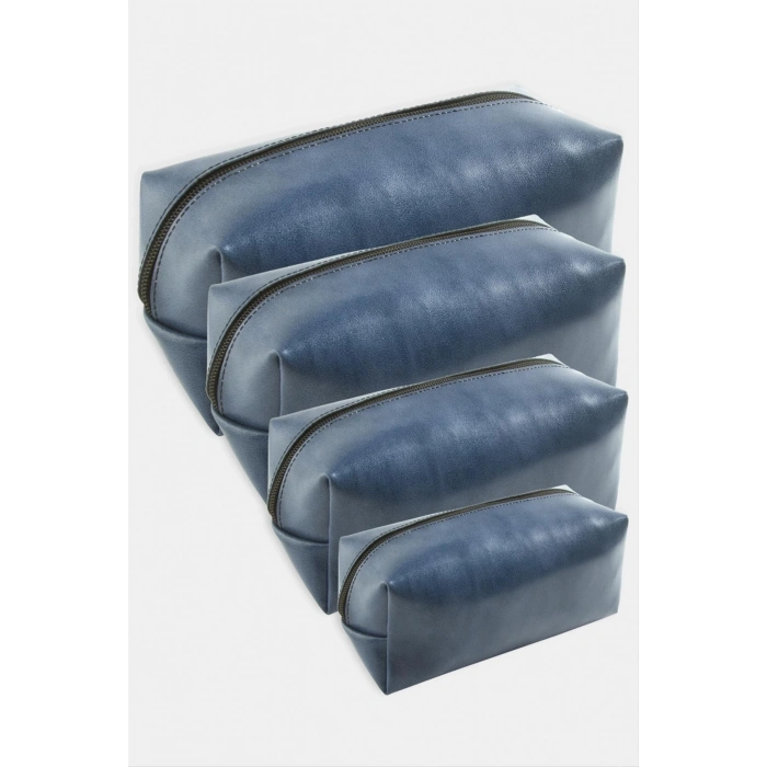 ÇOK SATAN 4 Adet El Tutmalı Makyaj Çantası