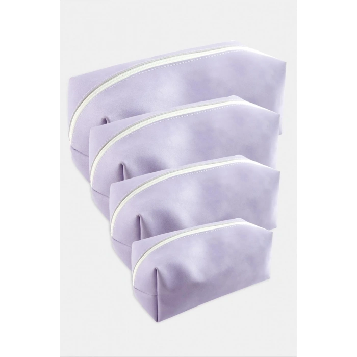 ÇOK SATAN 4 Adet El Tutmalı Makyaj Çantası