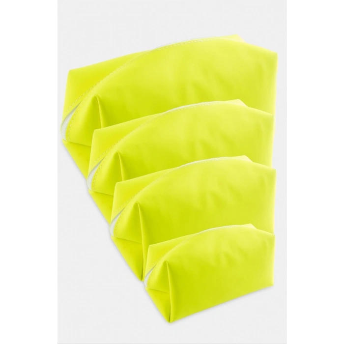 ÇOK SATAN 4 Adet El Tutmalı Makyaj Çantası