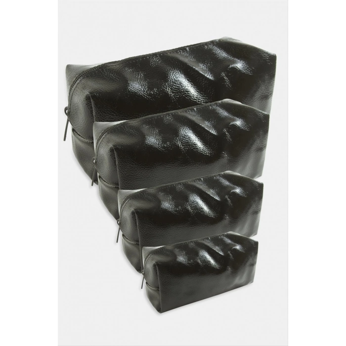 ÇOK SATAN 4 Adet El Tutmalı Makyaj Çantası