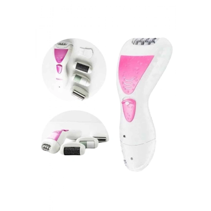 ÇOK SATAN 4 Başlıklı Bakım Cihazı Epilatör Tüy Alma Makinesi Topuk Törpüsü