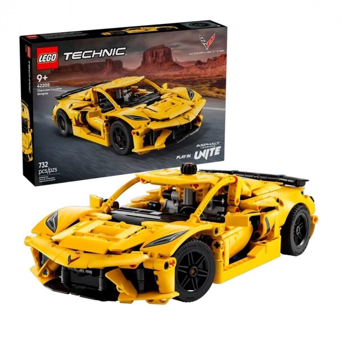 ÇOK SATAN 42205 Lego Technic Chevrolet Corvette Stingray 732 parça +9 yaş