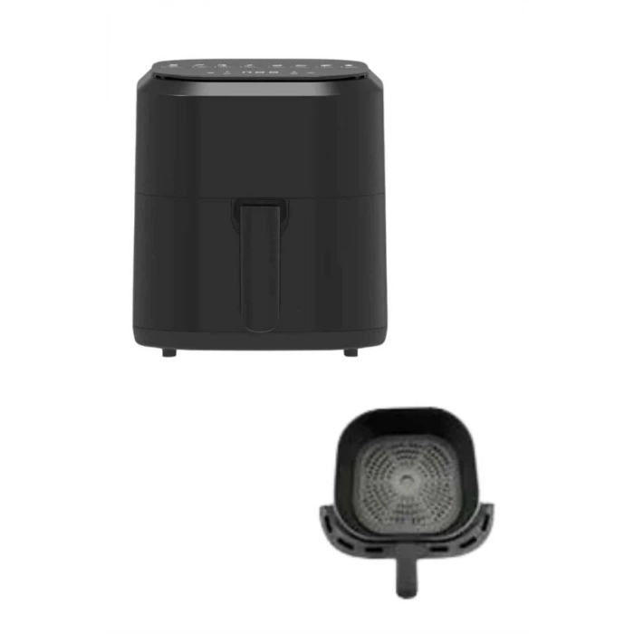 ÇOK SATAN 4L Airfryer Hazneli Hava Fritözü Yağsız Fritöz Taşınabilir Fırın İşlevi Gören Pratik