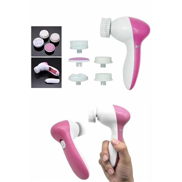 ÇOK SATAN 5 Başlıklı Titreşimli Cilt Temizleme Seti Canlandırıcı ve Onarıcı