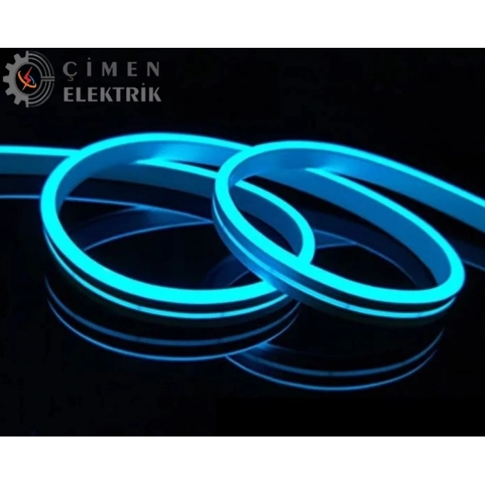 ÇOK SATAN 5 Metre Noas YL42 1220 Buz Mavi 12V Işık Dış Mekan Neon Led