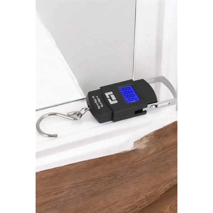 ÇOK SATAN 50 Kg El Kantarı Ağırlık Ölçer Dijital Ekranlı Kancalı Portatif