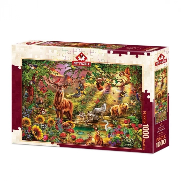 ÇOK SATAN 5176 Art Puzzle Büyülü Orman 1000 Parça Puzzle