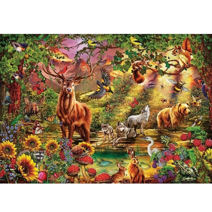 ÇOK SATAN 5176 Art Puzzle Büyülü Orman 1000 Parça Puzzle