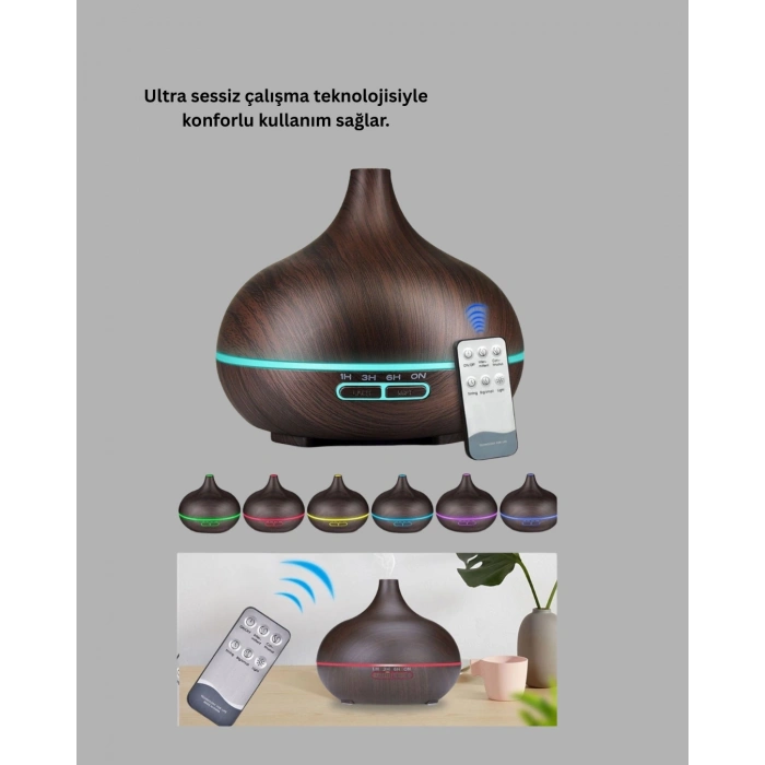 ÇOK SATAN 550ML Ultrasonik Hava Nemlendirici ve Aromaterapi Difüzörü