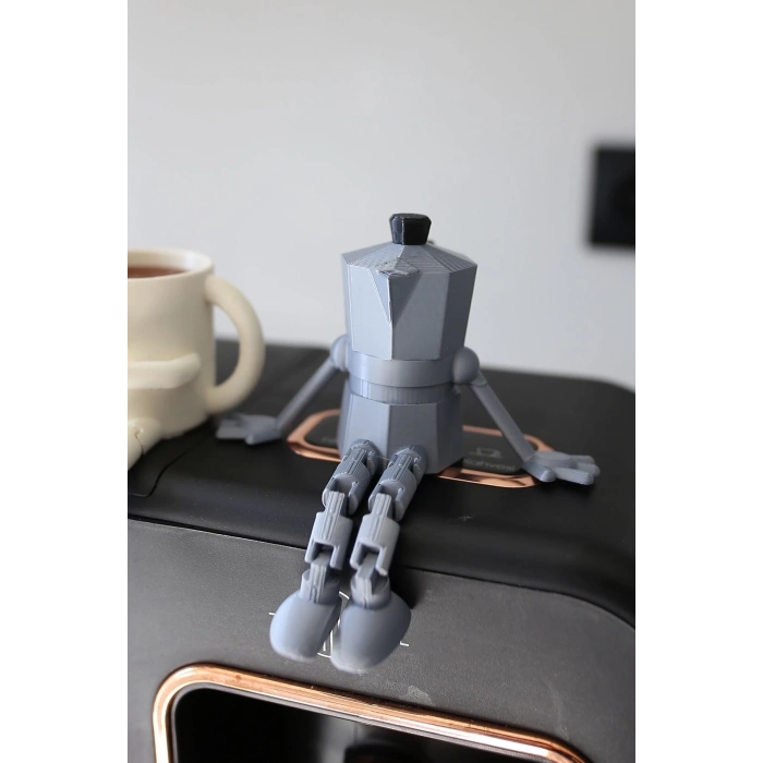 ÇOK SATAN 6lı Ayaklı Kahve Seti - Moka Pot - Kahve Tanesi - Çaydanlık - Cezve - Kahve Bardağı - Bardak