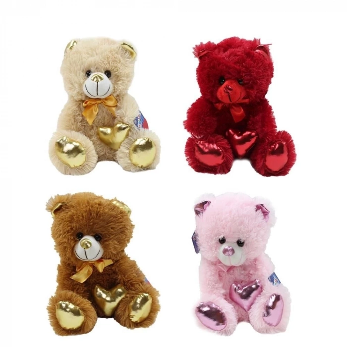 ÇOK SATAN 62500 Parlak Kalpli Peluş Ayı 30 cm