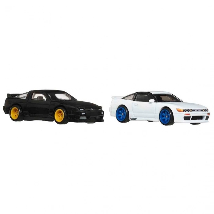 ÇOK SATAN :64 Hot Wheels Premium Car Culture 2li 96 Nissan 180sx Type X Ve Nissan Sileighty