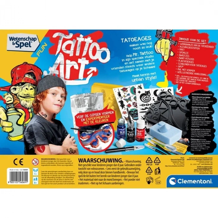 ÇOK SATAN 64329 Bilim ve Oyun - Dövme Sanatı +8 yaş