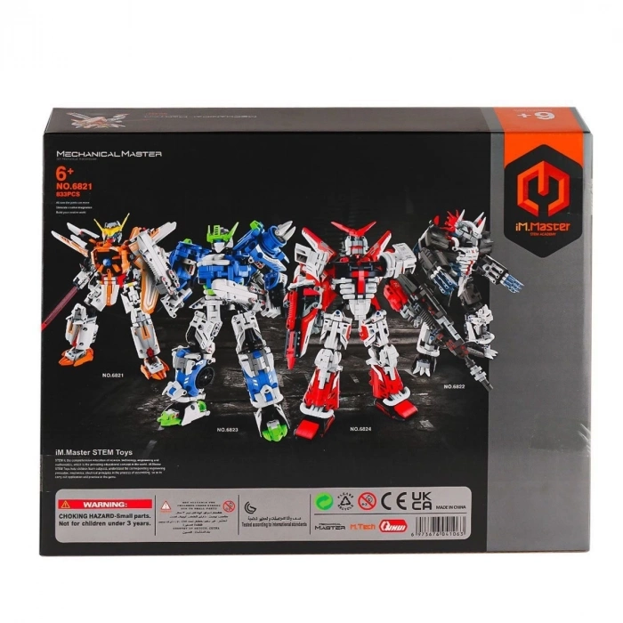 ÇOK SATAN 6821 IMM Savaşçı Robot Blok Seti 833 Parça
