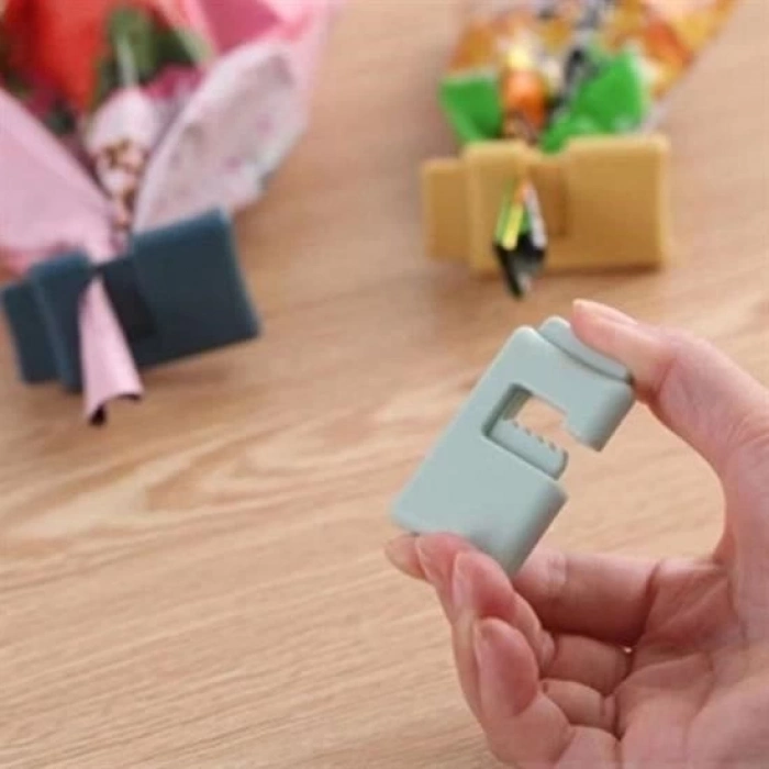 ÇOK SATAN 6lı Hava Sızdırmaz Poşet Torba Ambalaj  Ve Paket Kıstırmalı Kapatma Klipsi