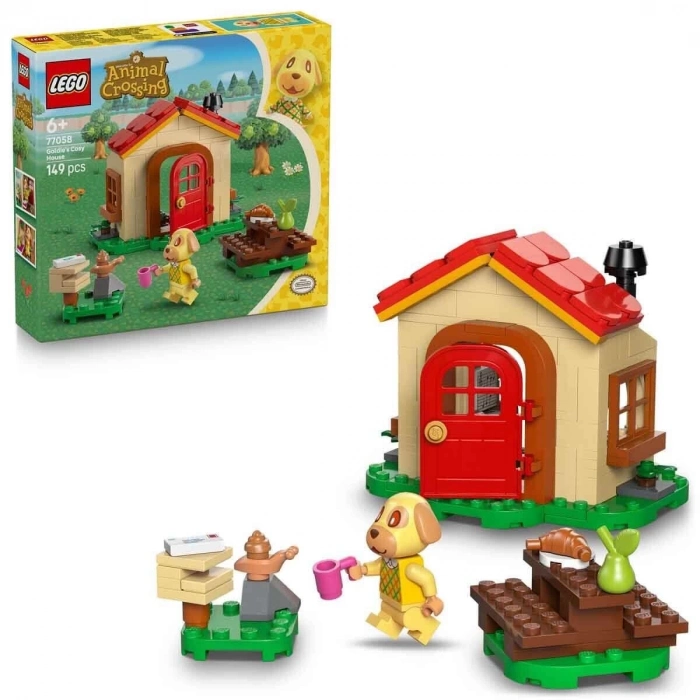 ÇOK SATAN 77058 Lego Animal Crossing Goldienin Huzurlu Evi 149 parça +9 yaş