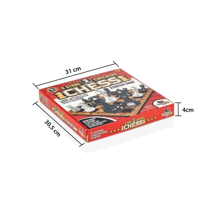 ÇOK SATAN 8225 SATRANÇ 9 TAŞ DAMA